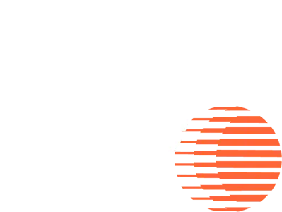 Tech Morewnow Logo Motif - Orange and White